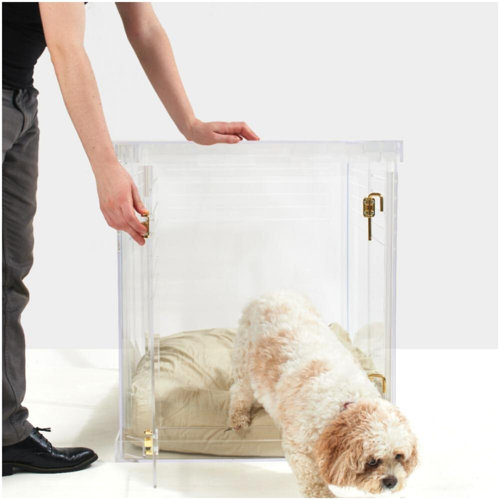 Clear Acrylic Dog CratetoGate & Reviews AllModern